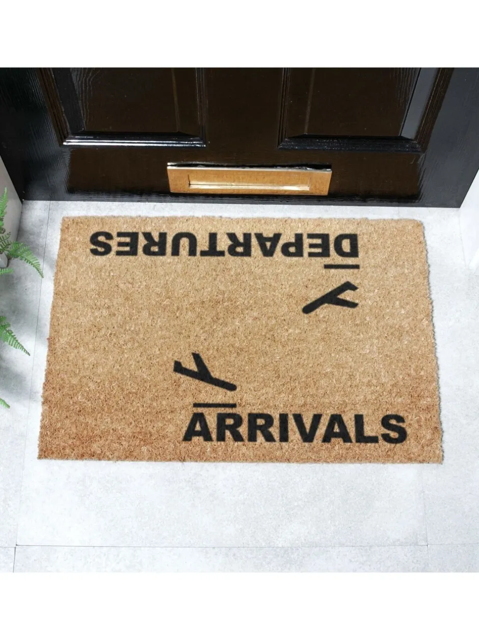 Deurmatten*Artsy Mats Aankomst en Vertrek Deurmat