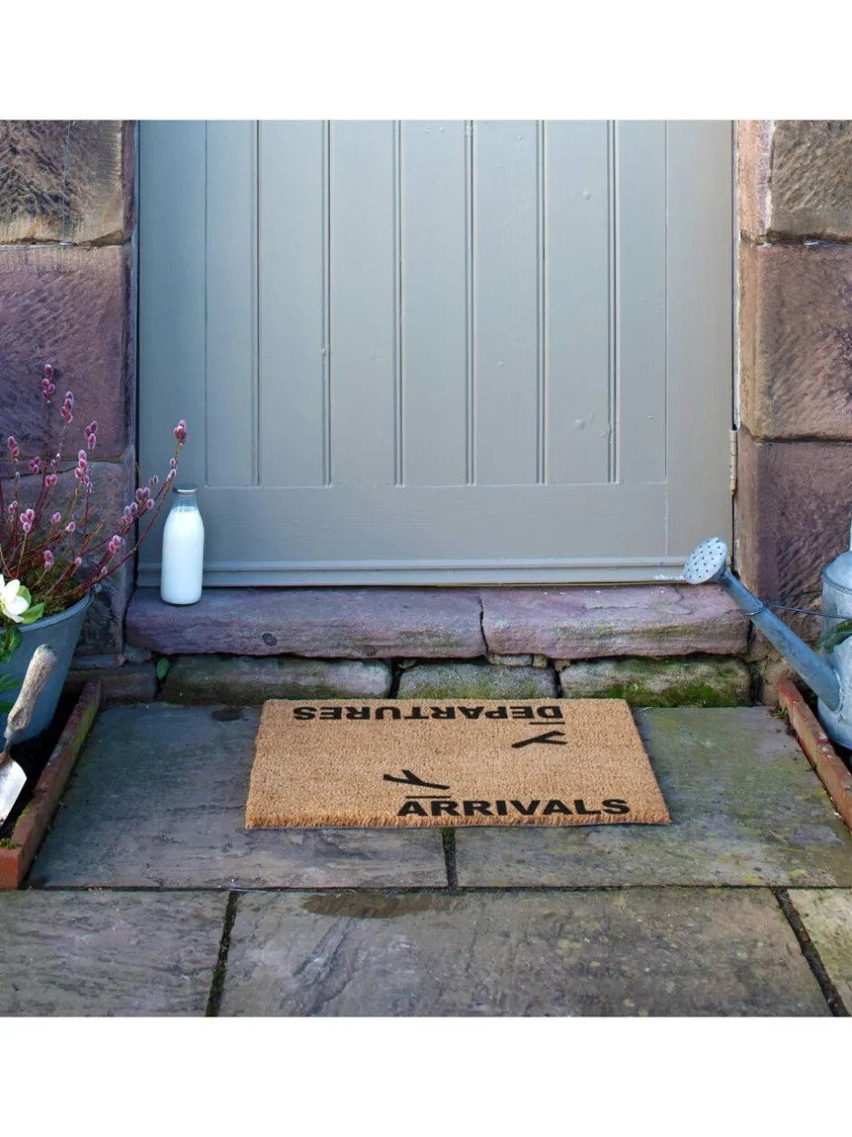 Deurmatten*Artsy Mats Aankomst en Vertrek Deurmat