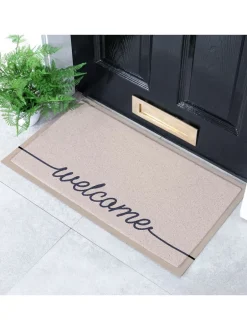 Deurmatten|Artsy Mats Beige Welscribble Indoor Outdoor Doormat