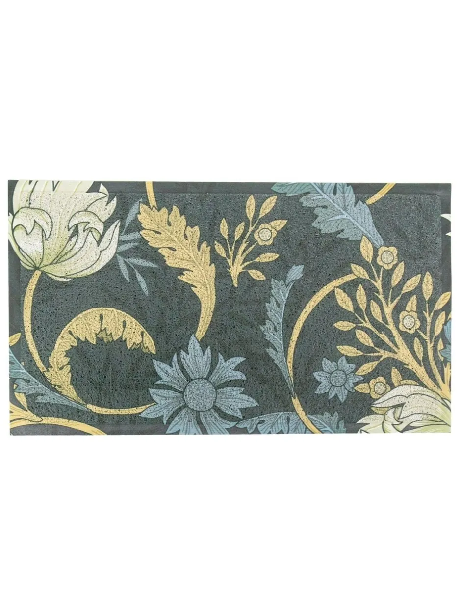 Deurmatten*Artsy Mats blauwe deurmat met William Morris-patroon
