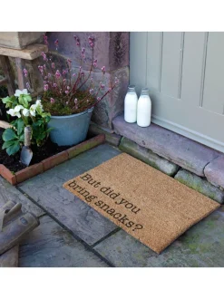 Deurmatten*Artsy Mats But Did You Brings Snacks deurmat