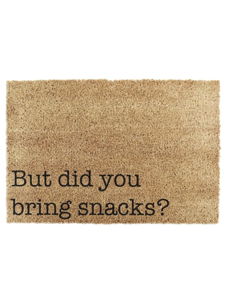 Deurmatten*Artsy Mats But Did You Brings Snacks deurmat