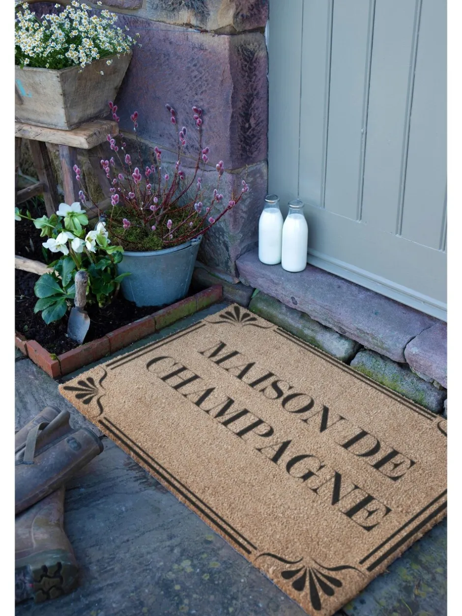 Deurmatten*Artsy Mats Country Wonen Maison De Champagne extra grote voordeurmat