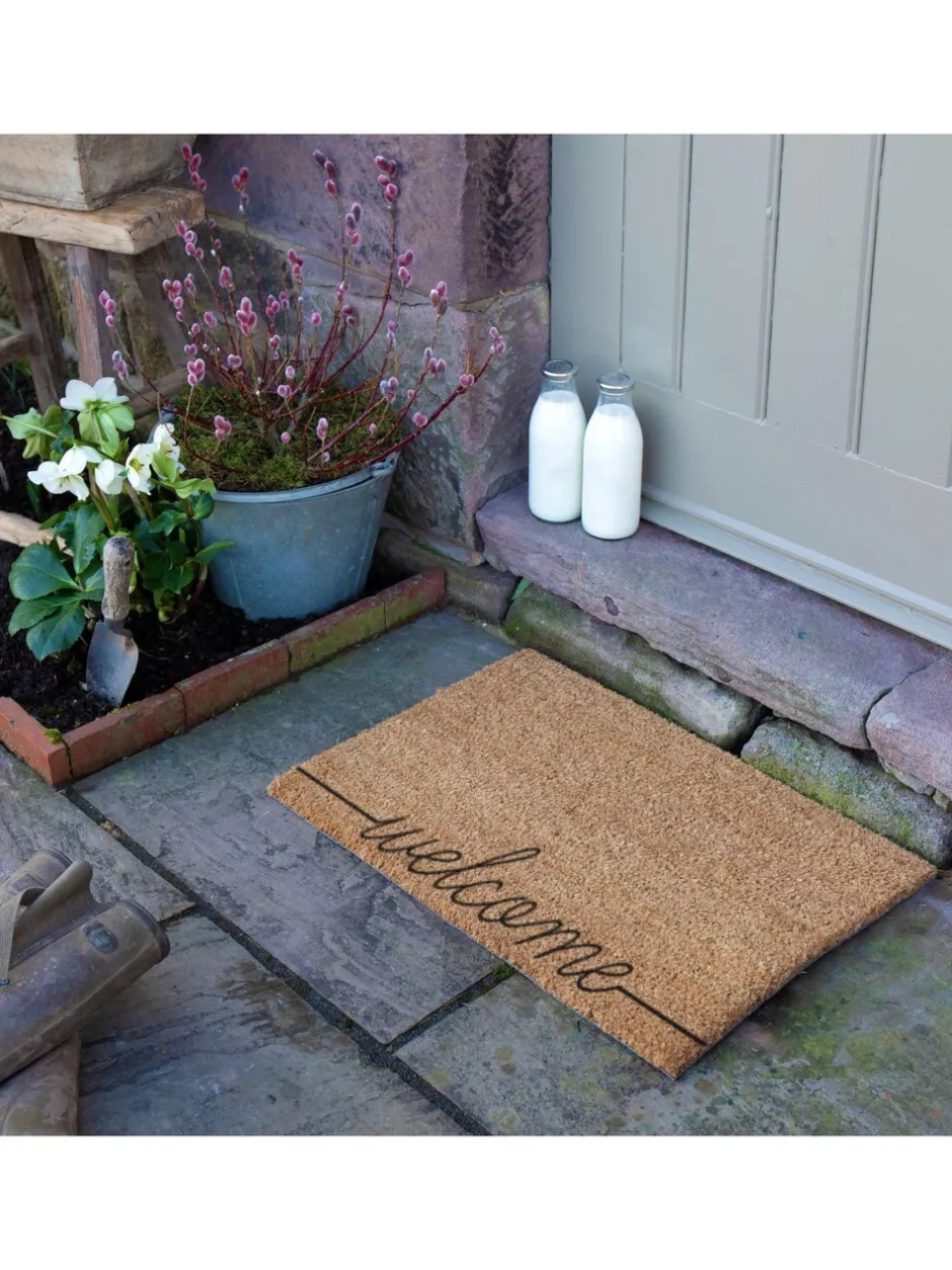 Deurmatten*Artsy Mats Curly Welcome deurmat