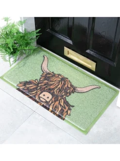 Deurmatten*Artsy Mats deurmat met hooglandkoe