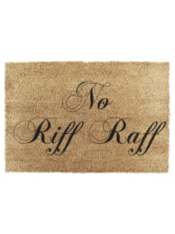 Deurmatten*Artsy Mats deurmat met No Riff Raff-print