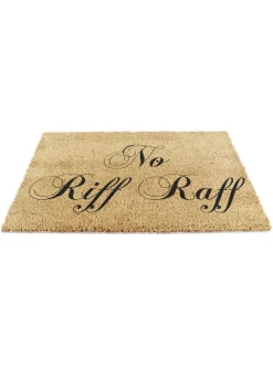 Deurmatten*Artsy Mats deurmat met No Riff Raff-print
