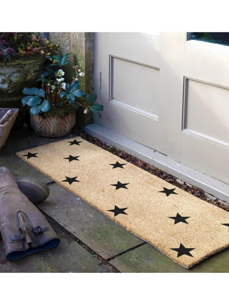 Deurmatten*Artsy Mats Deurmat met veelkleurige sterren voor op het terras