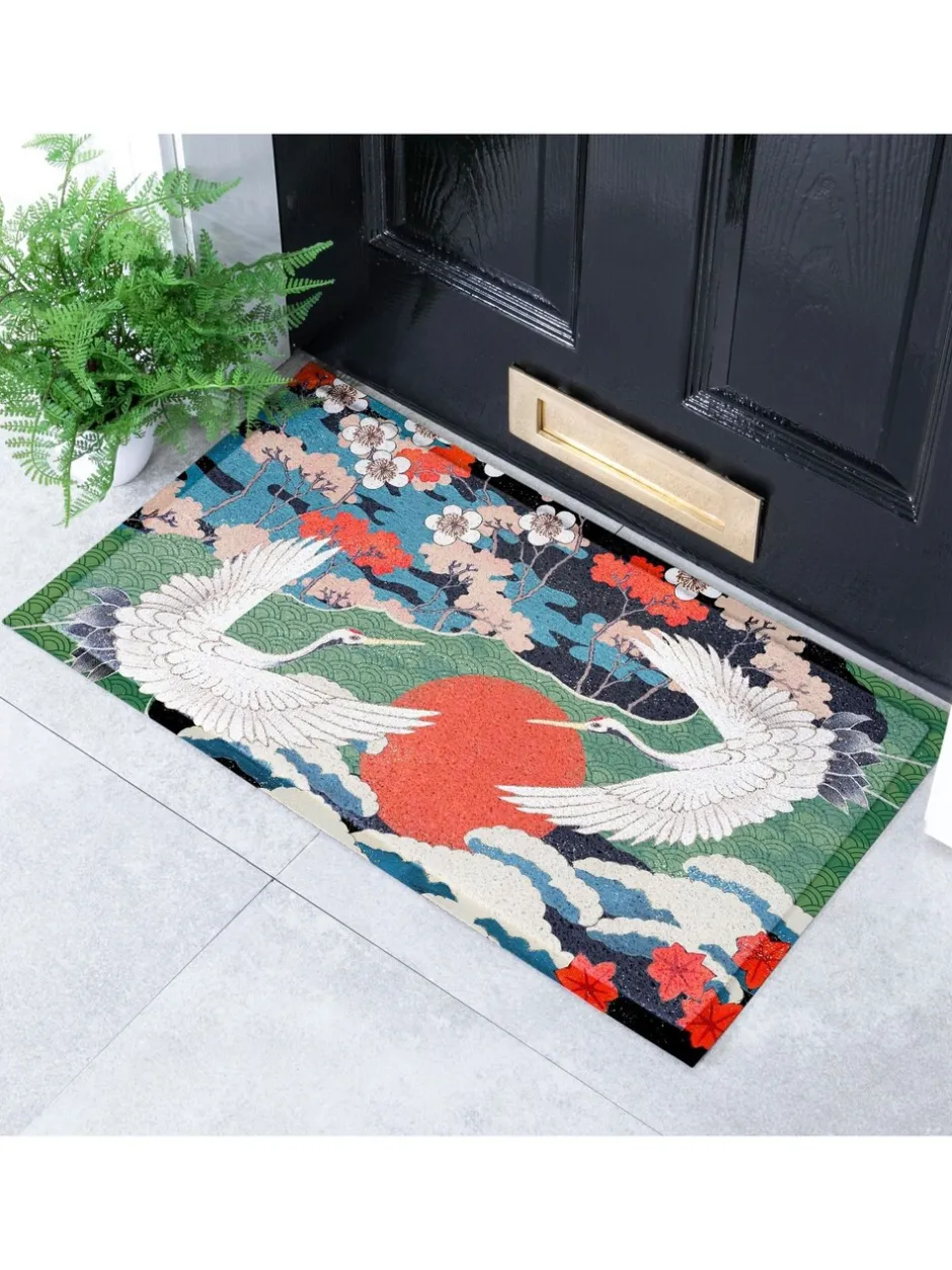 Deurmatten|Artsy Mats Japanse Vogel Binnen- en Buitendeurmat