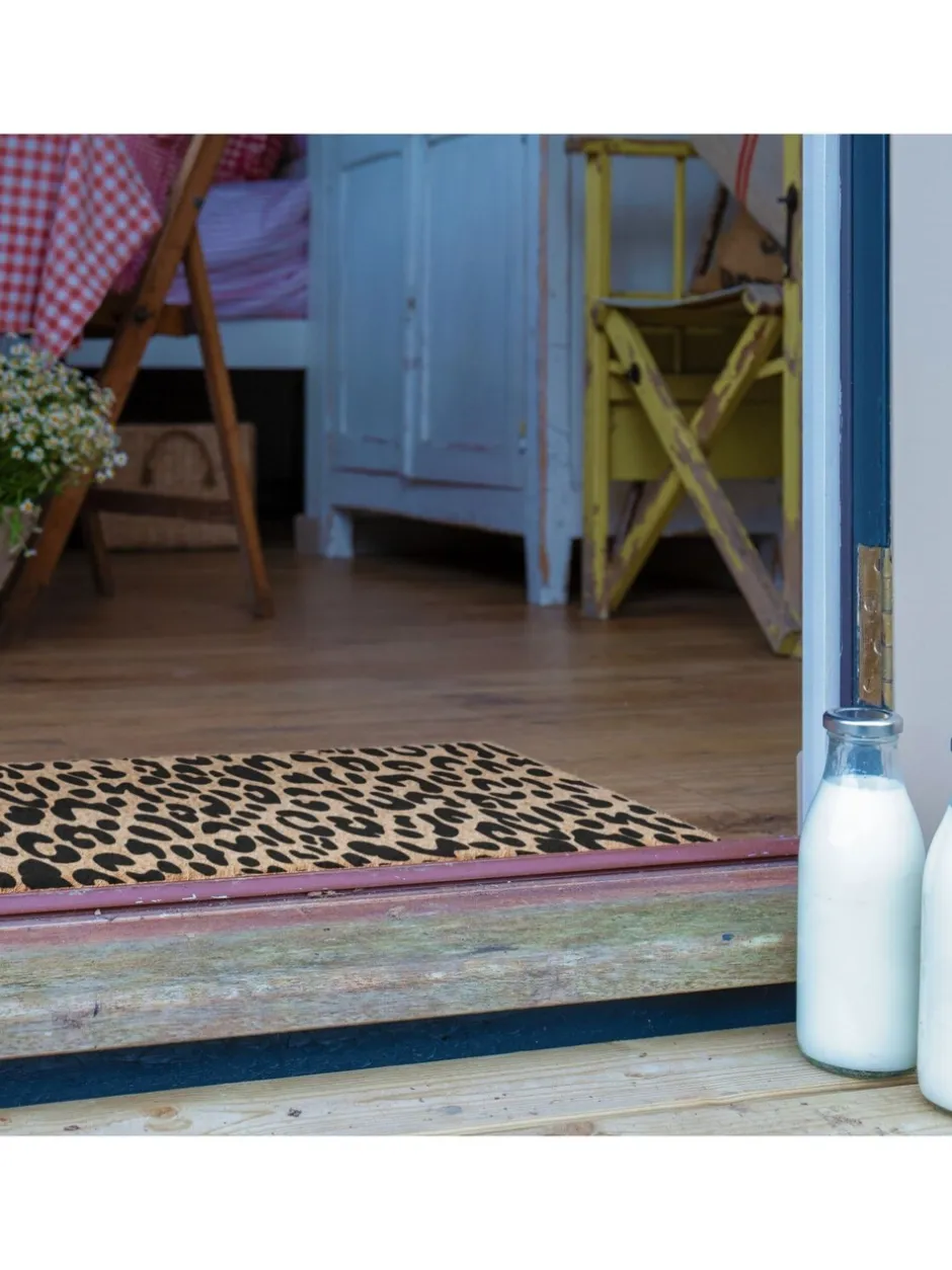 Deurmatten|Artsy Mats Patio deurmat met luipaard Print