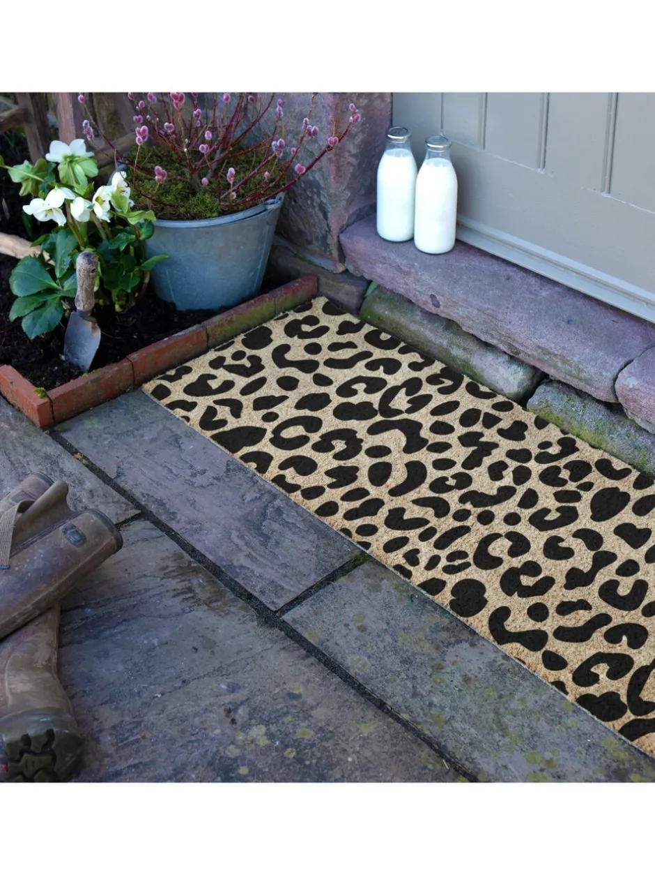 Deurmatten|Artsy Mats Patio deurmat met luipaard Print
