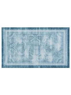 Deurmatten|Artsy Mats Verbleekte Blauw Perzische Stijl Binnen- en Buitendeurmat