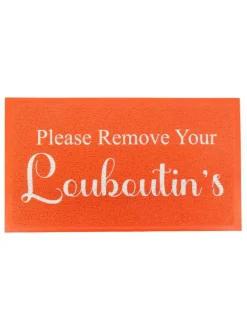 Deurmatten|Artsy Mats Verwijder Uw Louboutins Deurmat