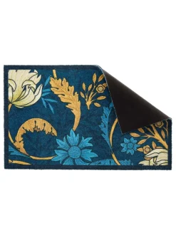 Deurmatten|Artsy Mats William Morris Blue Indoor Washable Doormat