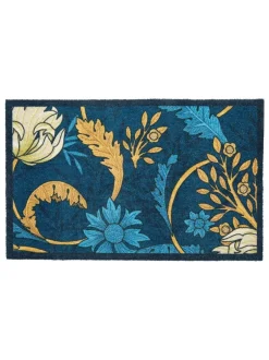 Deurmatten|Artsy Mats William Morris Blue Indoor Washable Doormat
