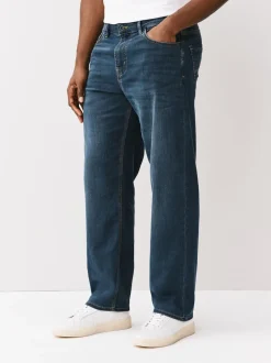 Jeans|Next asblauw - Relaxed fit - Comfortabele stretchjeans