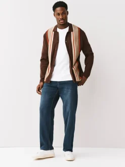 Jeans|Next asblauw - Relaxed fit - Comfortabele stretchjeans