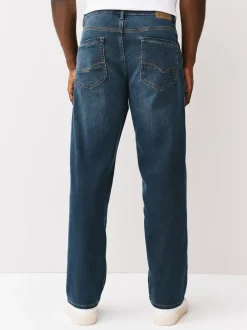 Jeans|Next asblauw - Relaxed fit - Comfortabele stretchjeans