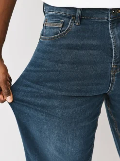 Jeans|Next asblauw - Relaxed fit - Comfortabele stretchjeans