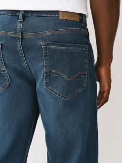 Jeans|Next asblauw - Relaxed fit - Comfortabele stretchjeans