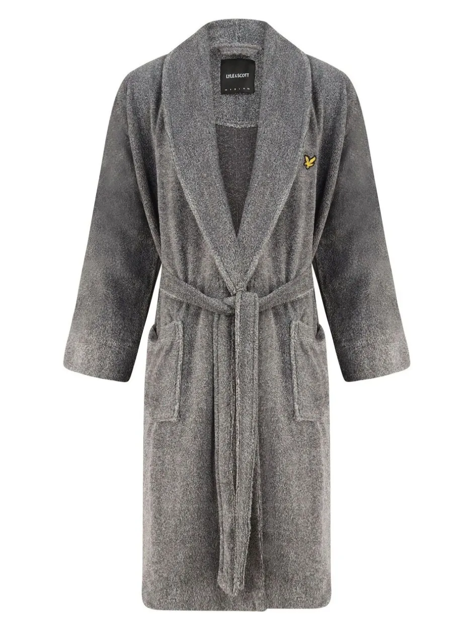 Kamerjassen En Badjassen*Lyle & Scott Asgrijs - kamerjas