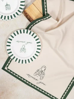 Eetservies En Pastaschalen*Avalon Home Excuse You Dessert Plate