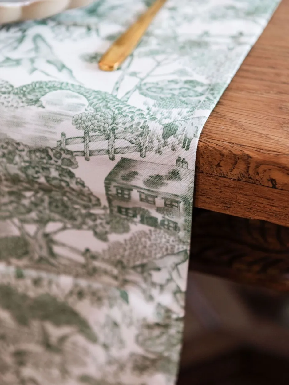 Tafellinnen En Placemats |Avalon Home Lake District Toile Table Runner
