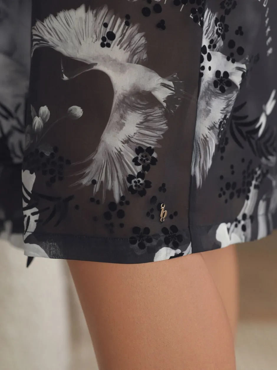 Badjassen*B by Ted Baker Black Bird Robe