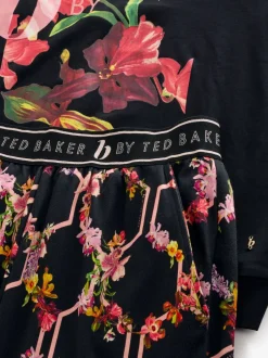 Pyjama's|Loungewear*B by Ted Baker Black Floral Black Pyjamas