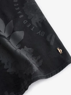 Pyjama's|Loungewear|B by Ted Baker Black Jacquard Floral Cami Pyjamas