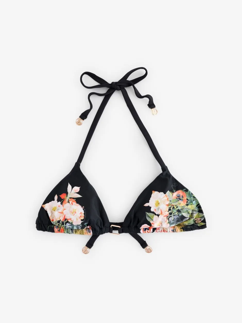 Badkleding|B by Ted Baker Koi Triangle Black Bikini Top