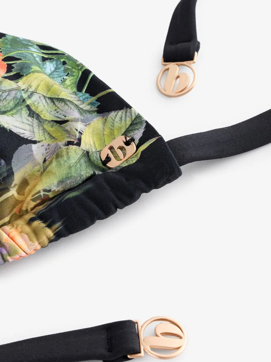 Badkleding|B by Ted Baker Koi Triangle Black Bikini Top