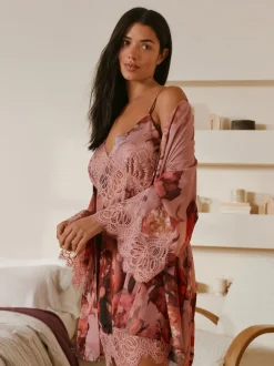 Badjassen|B by Ted Baker Pink Satin Robe