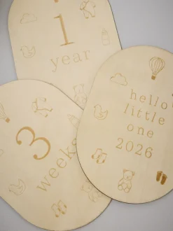 Thuiskantoor|Next Baby Icons Wooden Milestone Cards