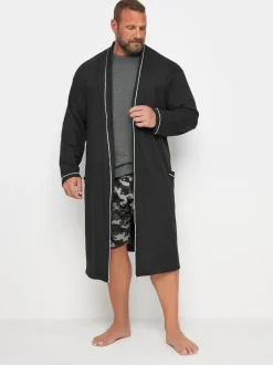 Kamerjassen En Badjassen*BadRhino Big & Tall Jersey Dressing Gown