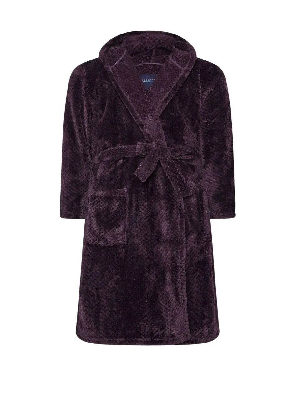 Kamerjassen En Badjassen|BadRhino Big & Tall Textured Hooded Robe