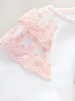 Babypakjes En Babypyjama's|Baker by Ted Baker - Born in 2026 - Witte pyjama met konijntjes