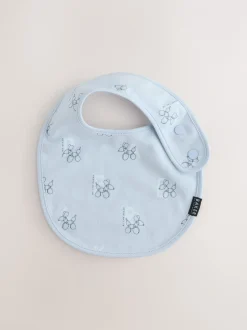 Slabbetjes*Baker by Ted Baker 2 Pack Blue Baby Bibs