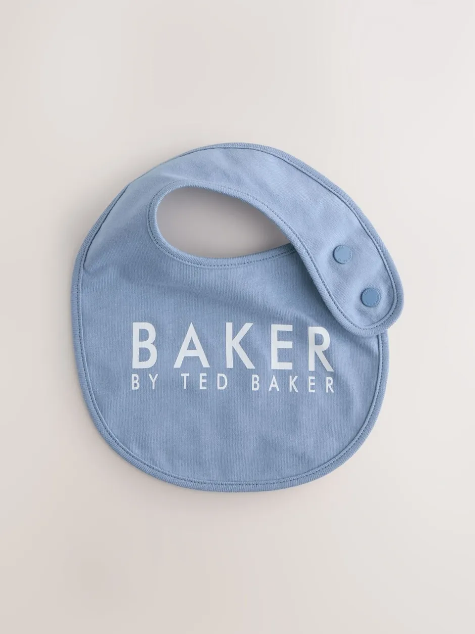 Slabbetjes*Baker by Ted Baker 2 Pack Blue Baby Bibs