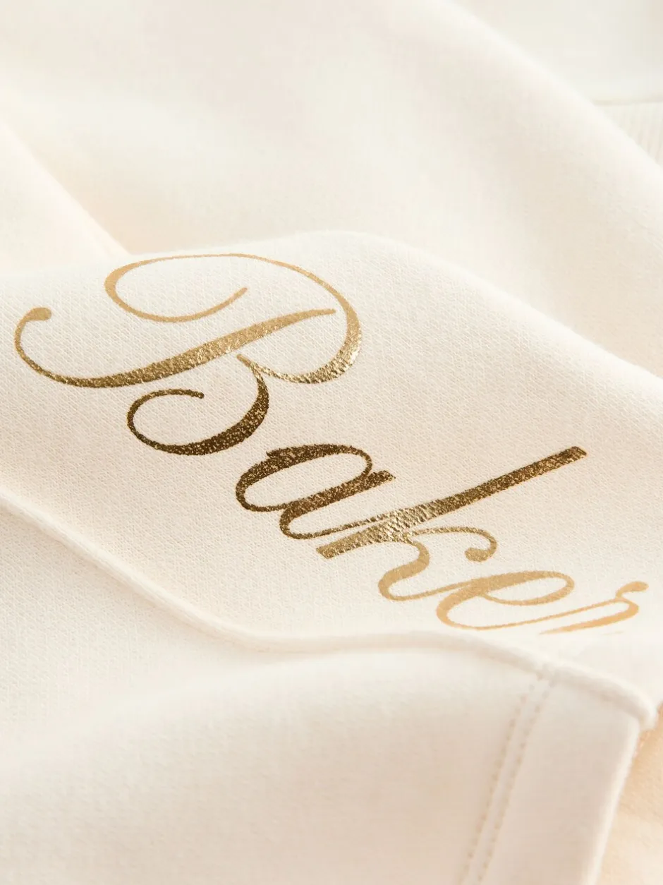 Sweaters En Hoody´S|Baker by Ted Baker 2 Piece Cream Sweat & Pintuck Wide Leg Jogger Set