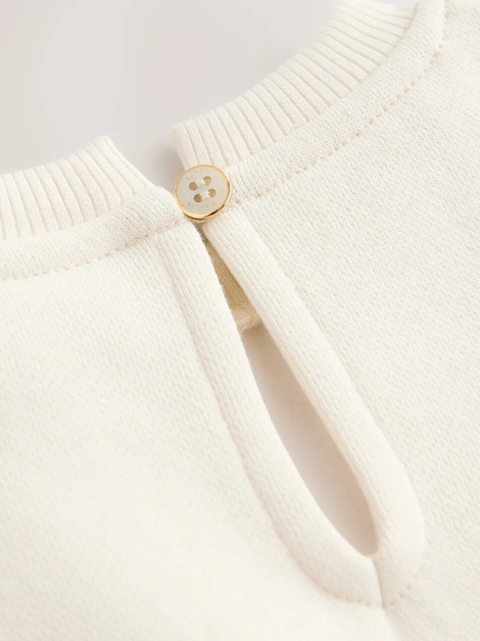 Sweaters En Hoody´S|Baker by Ted Baker 2 Piece Cream Sweat & Pintuck Wide Leg Jogger Set