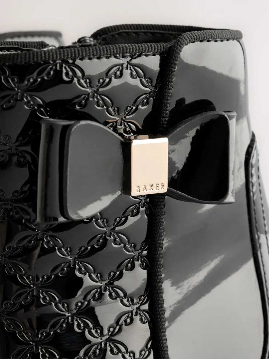 Boots*Baker by Ted Baker - Zwarte lakleren Chelsea-laarzen voor meisjes
