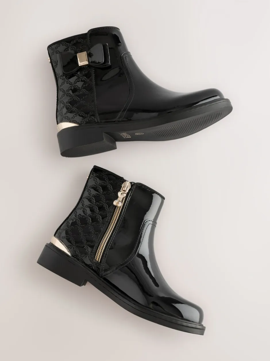 Boots*Baker by Ted Baker - Zwarte lakleren Chelsea-laarzen voor meisjes