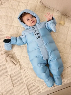 Jassen, Jacks En Kinderwagenpakjes|Jassen En Jacks*Baker by Ted Baker blauw regenbestendig sneeuwpak