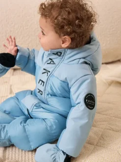 Jassen, Jacks En Kinderwagenpakjes|Jassen En Jacks*Baker by Ted Baker blauw regenbestendig sneeuwpak