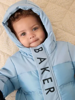 Jassen, Jacks En Kinderwagenpakjes|Jassen En Jacks*Baker by Ted Baker blauw regenbestendig sneeuwpak