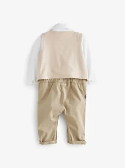 Rompertjes En Tuinbroeken*Baker by Ted Baker blauw modieus tweedelig lijkend rompertje