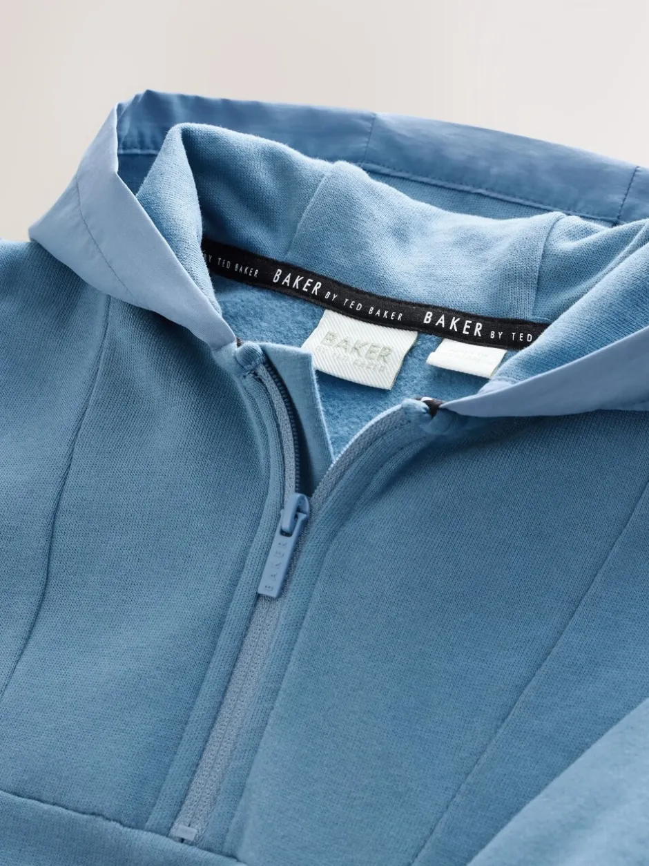 Rompertjes En Tuinbroeken|Baker by Ted Baker Blue Hooded Romper