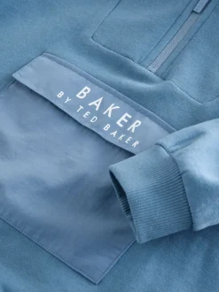 Rompertjes En Tuinbroeken|Baker by Ted Baker Blue Hooded Romper