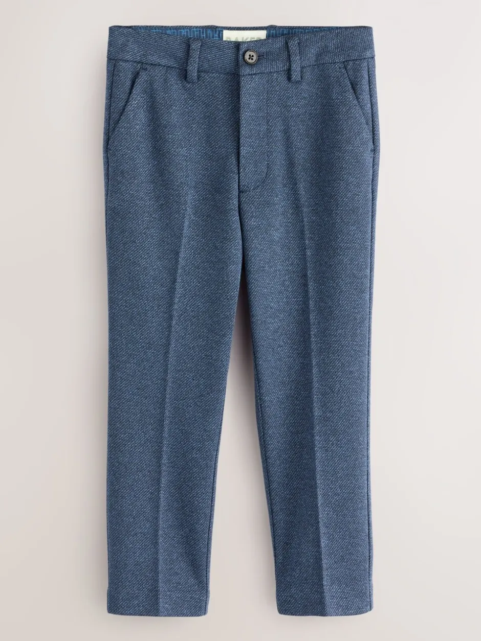 Kostuums En Herenvesten|Baker by Ted Baker Blue Jersey Suit Trousers